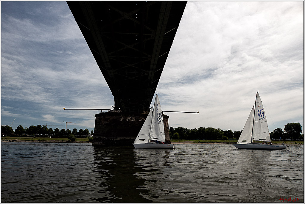 100 Jahre Rheinwoche 2022 - 1. Wettfahrt Porz - Hitdorf, 03.06.2022,